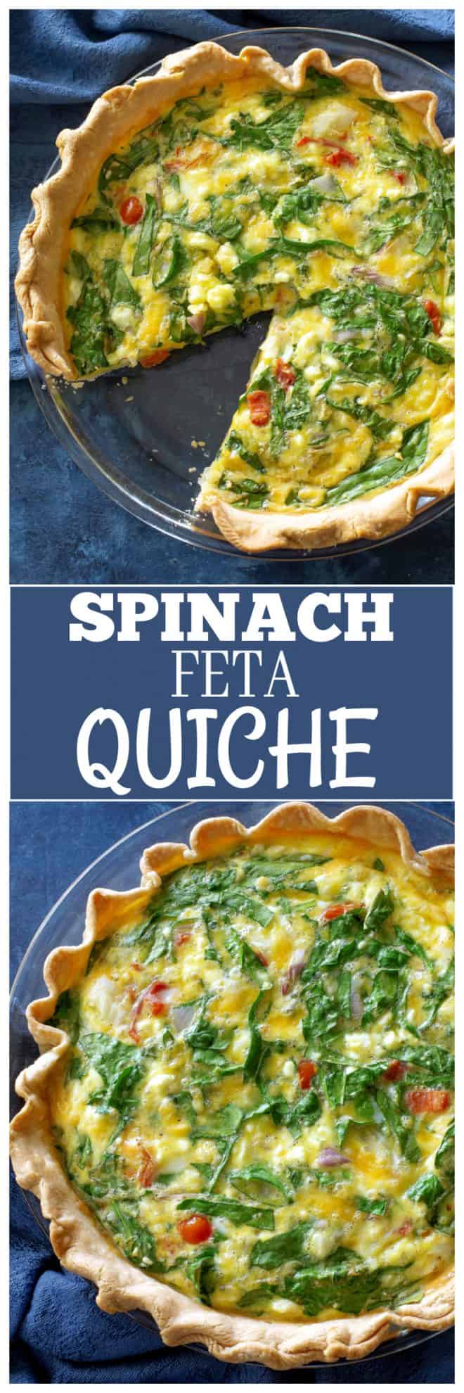 spinach feta quiche