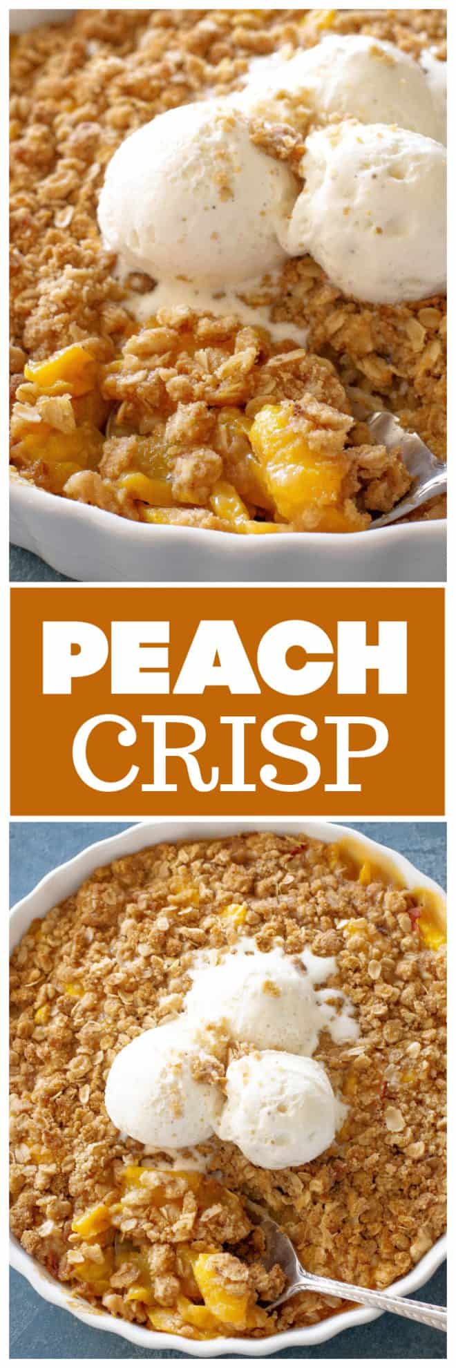 peach crisp