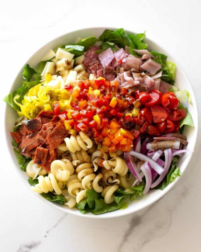 Italian Sub Pasta Salad