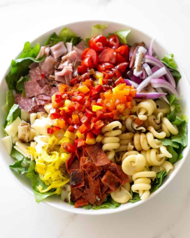 Italian Sub Pasta Salad