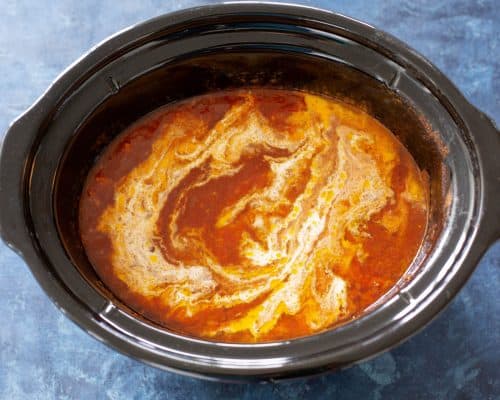 tomato sauce with cream