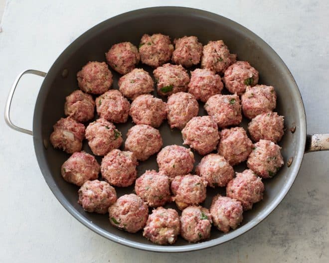 raw meatballs