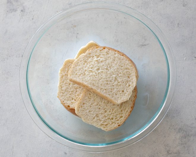 soaked bread
