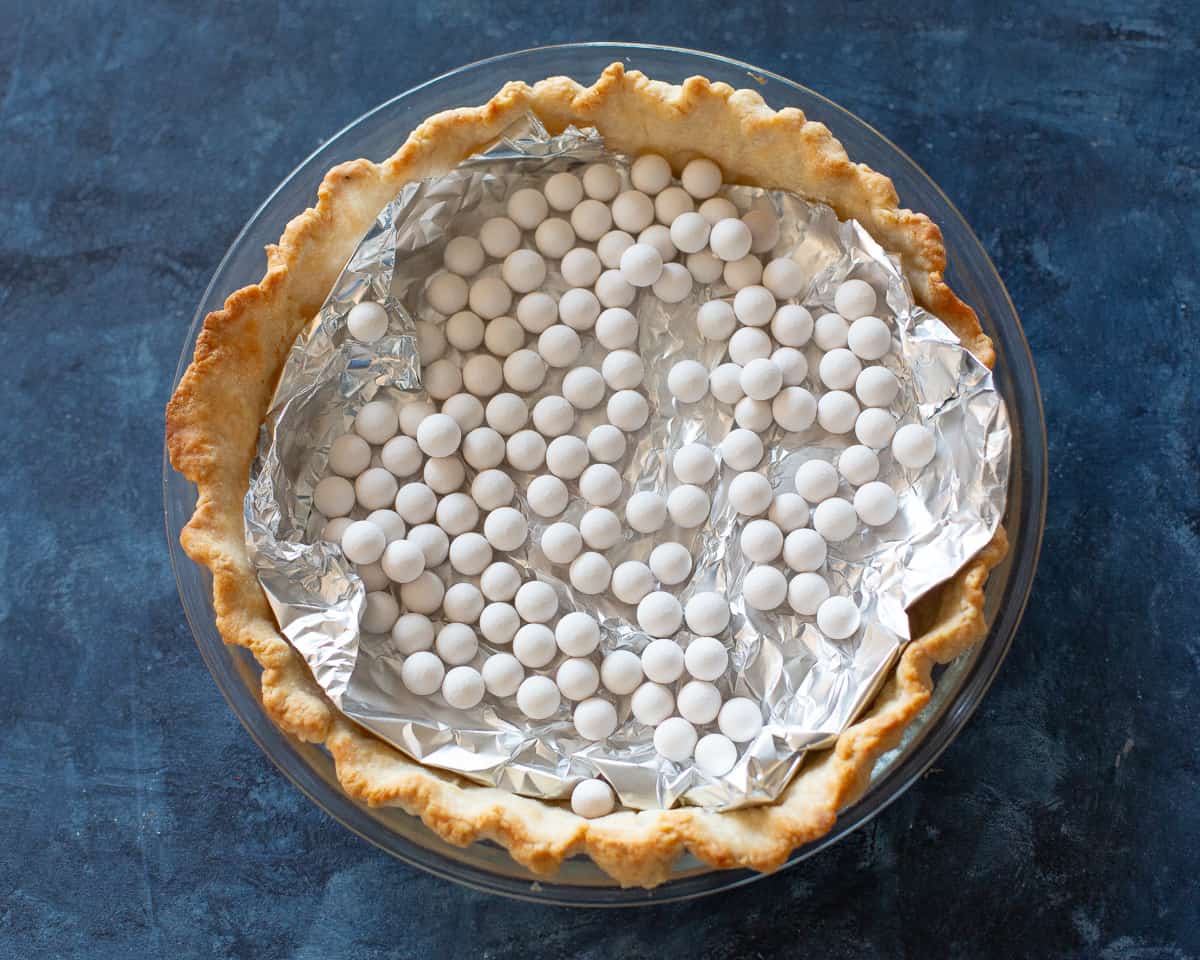 pie weights in a pie