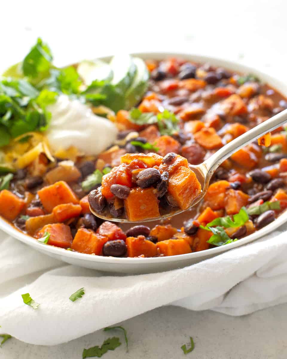 Sweet Potato Black Bean Chili