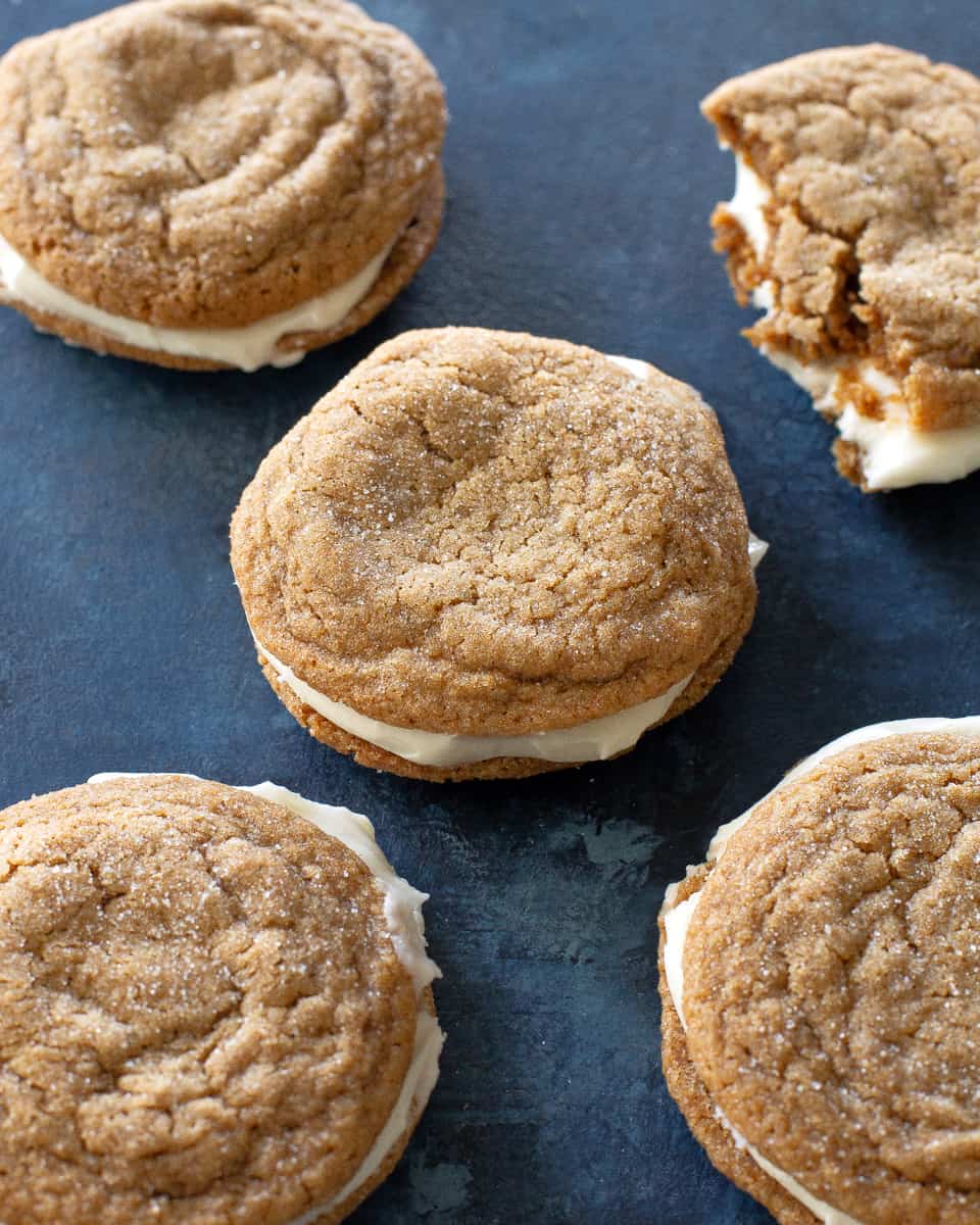 gingerbread sandwich cookies