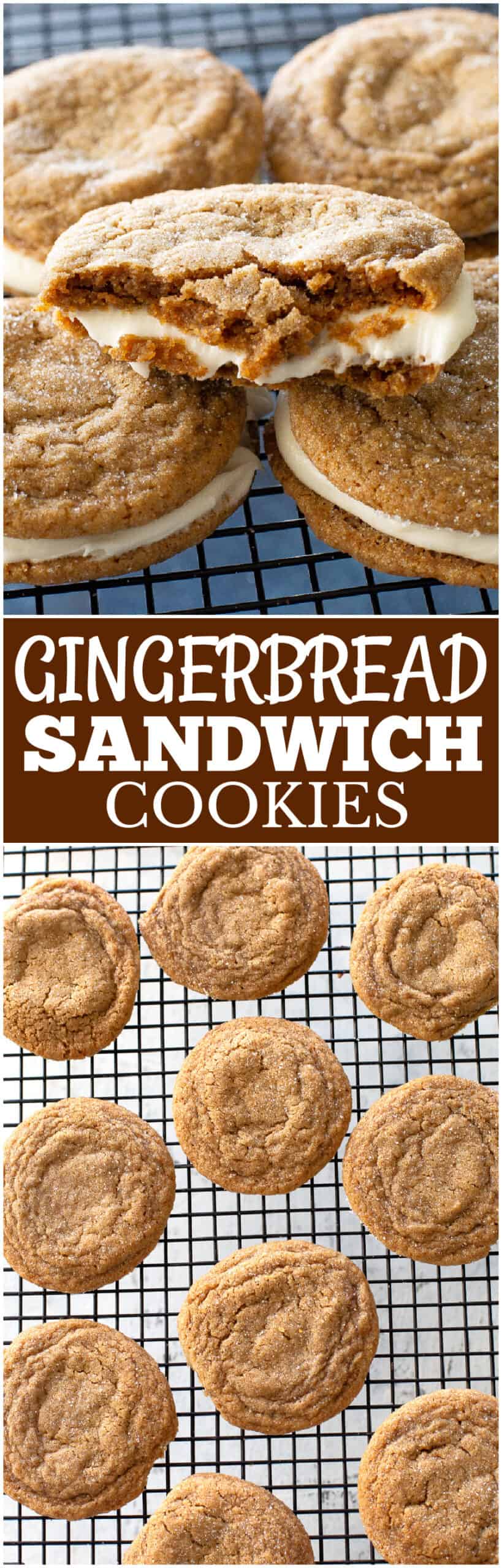 gingerbread sandwich cookies