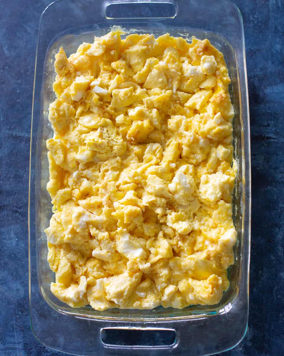 oven scrambled eggs