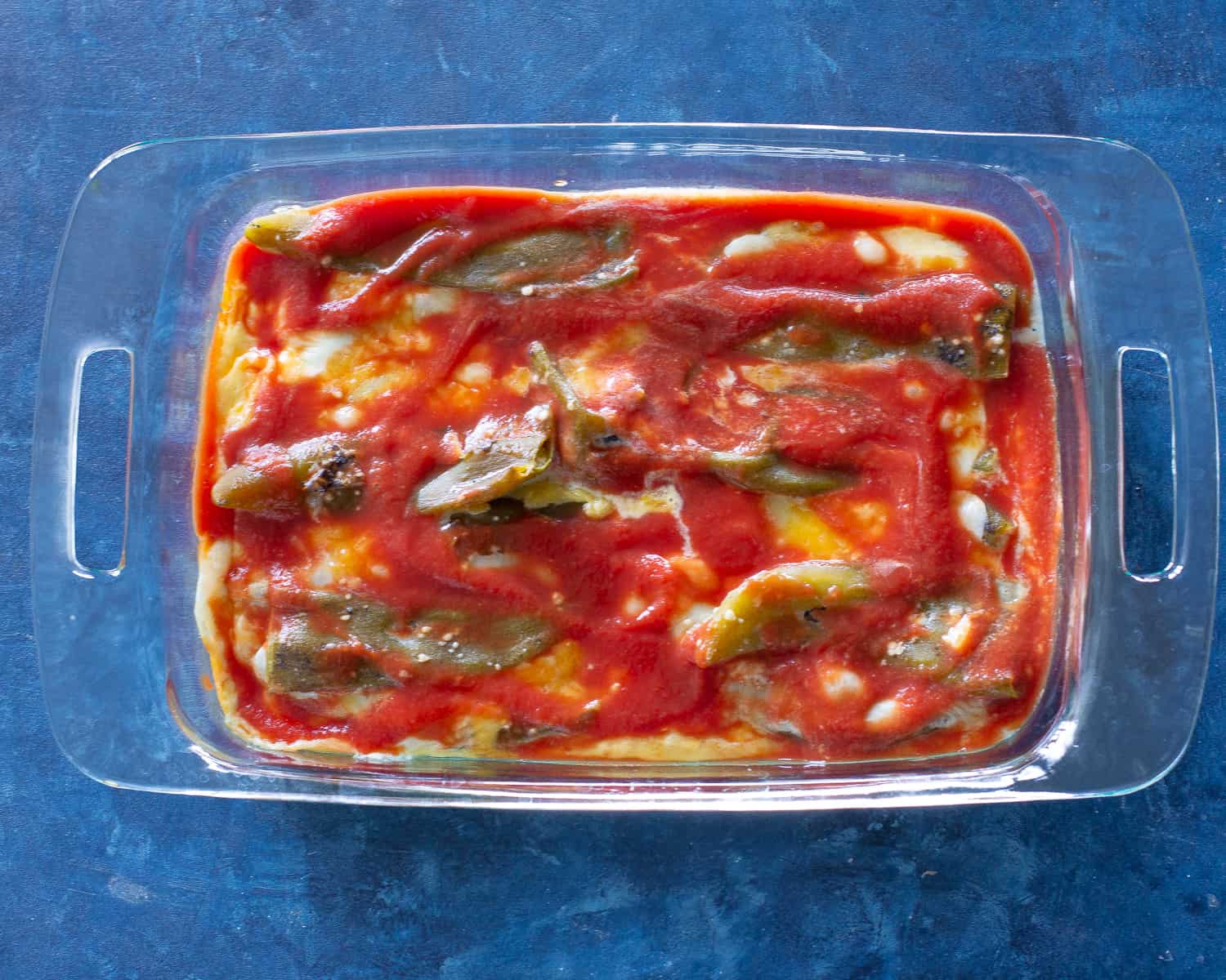 Chili with tomato sauce