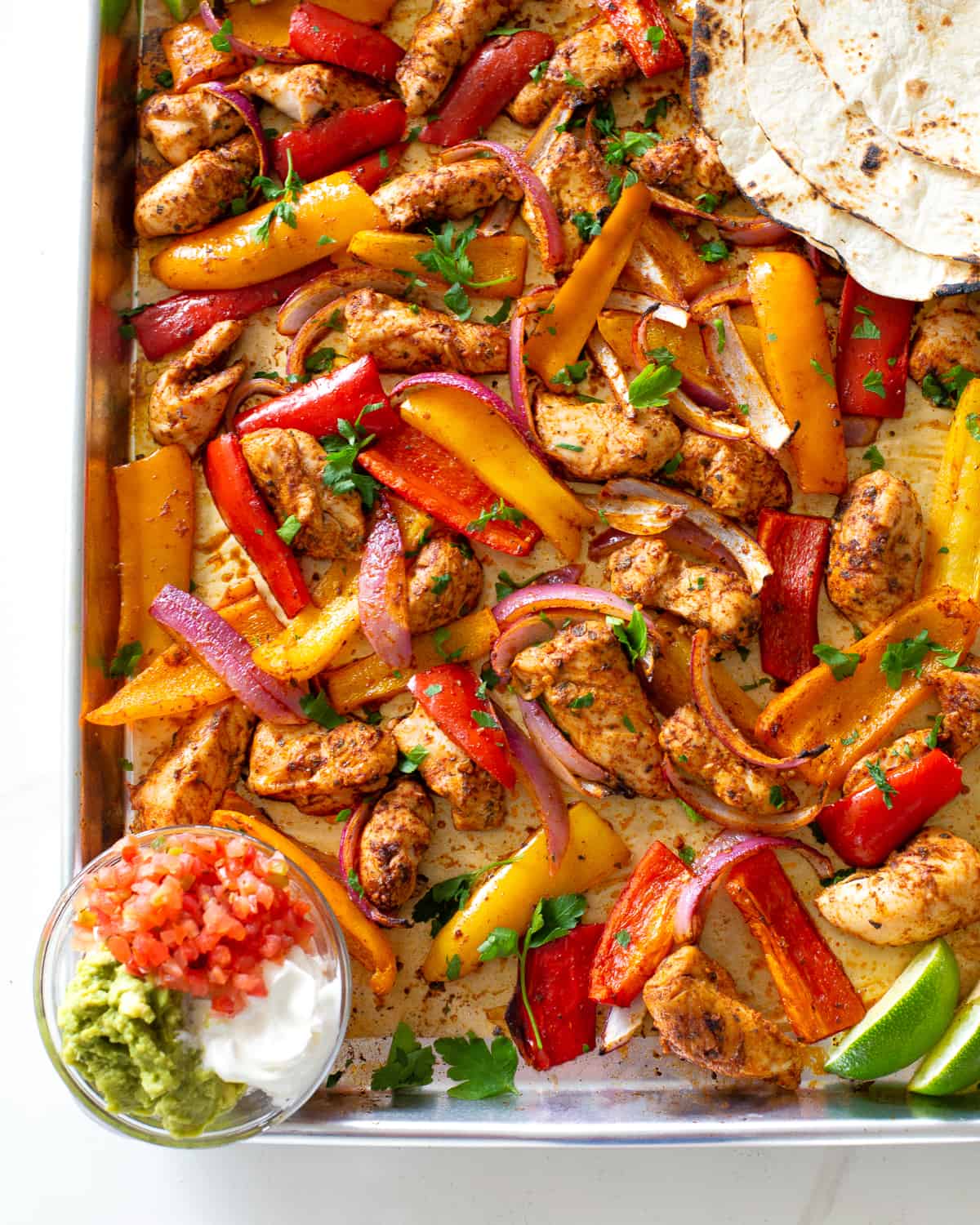 Sheet Pan Chicken Fajitas