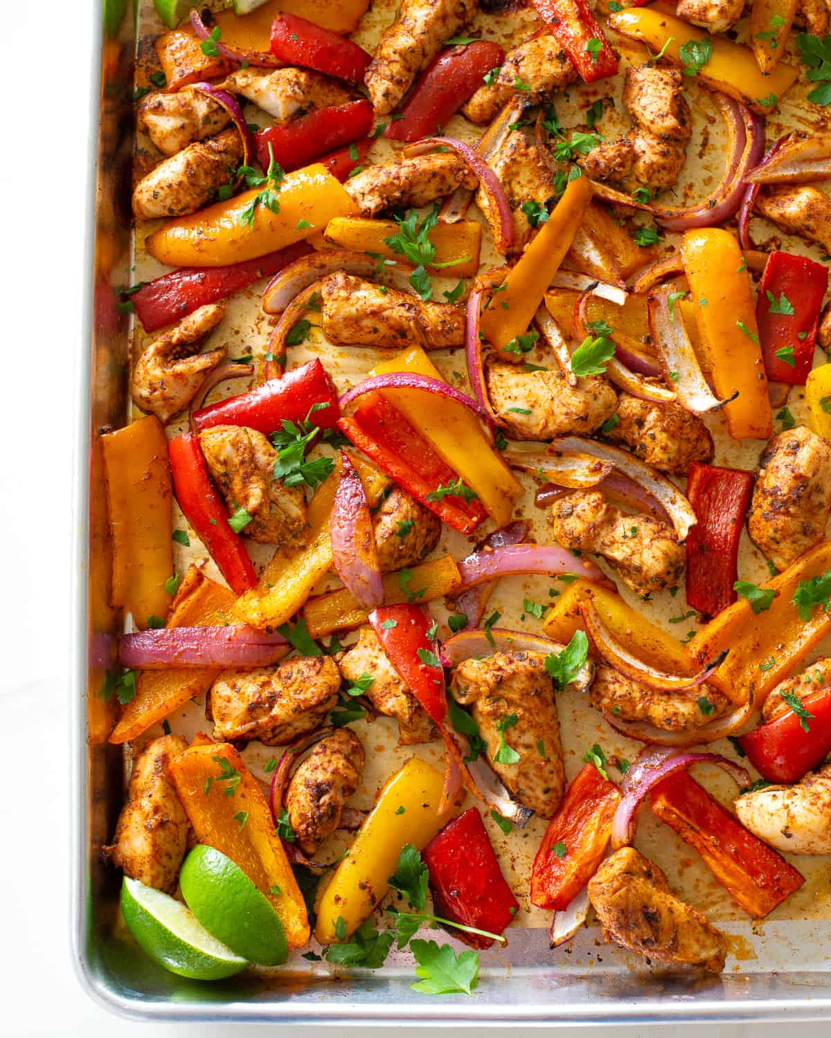 Sheet Pan Chicken Fajitas
