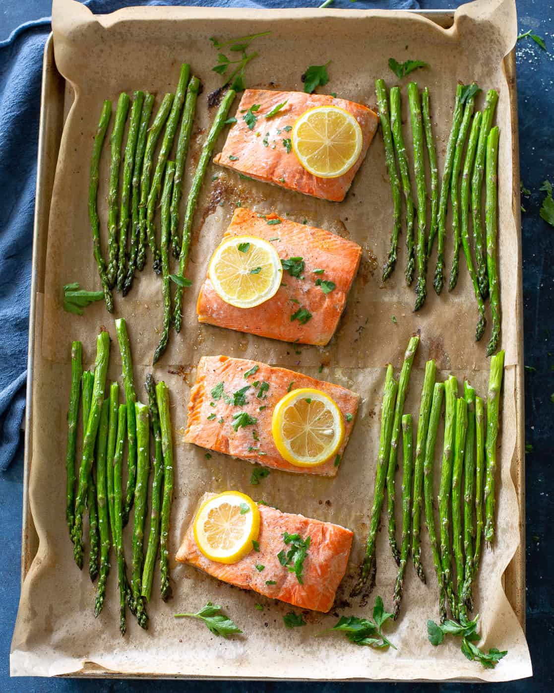 Sheet Pan Salmon and Asparagus
