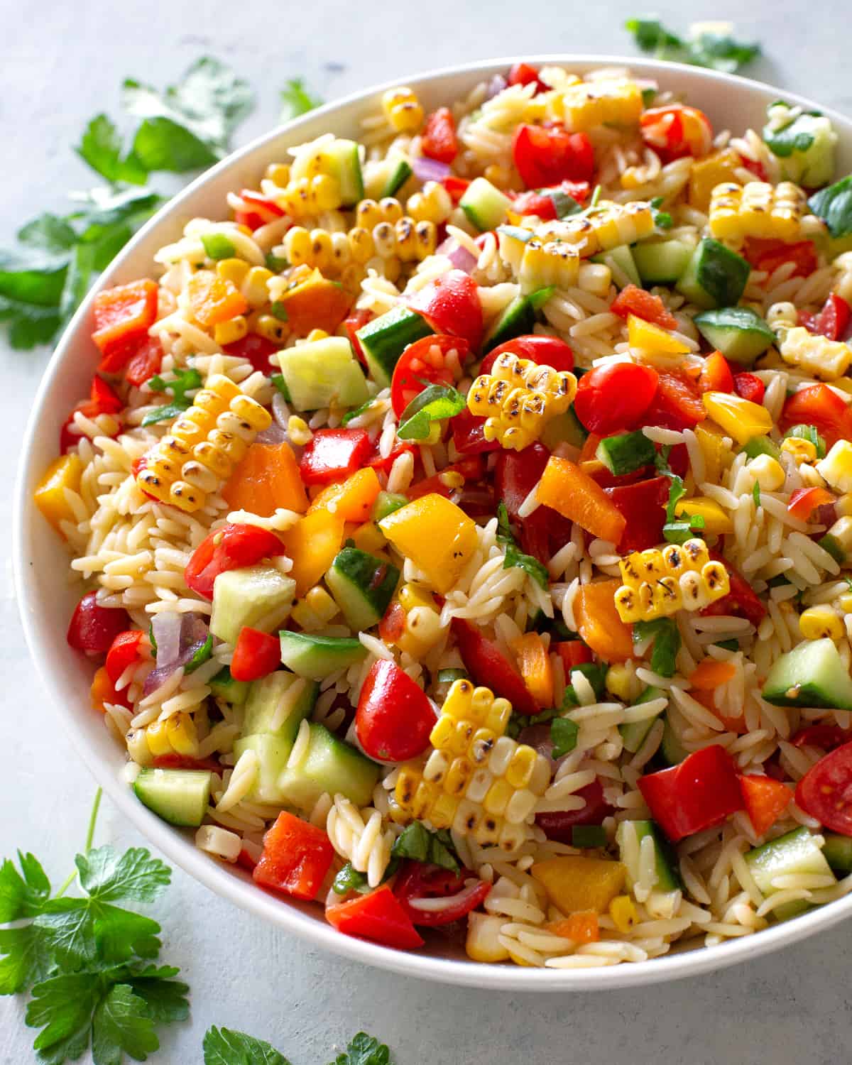 Vegetable Orzo Salad 