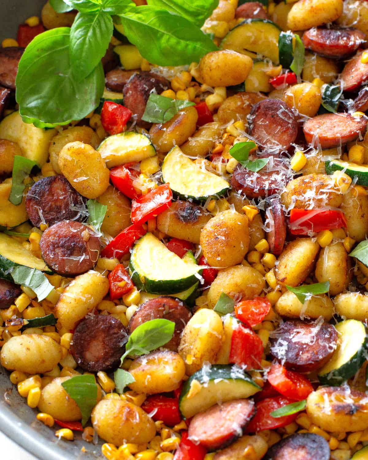 One-Pan Sausage Gnocchi and Veggies 
