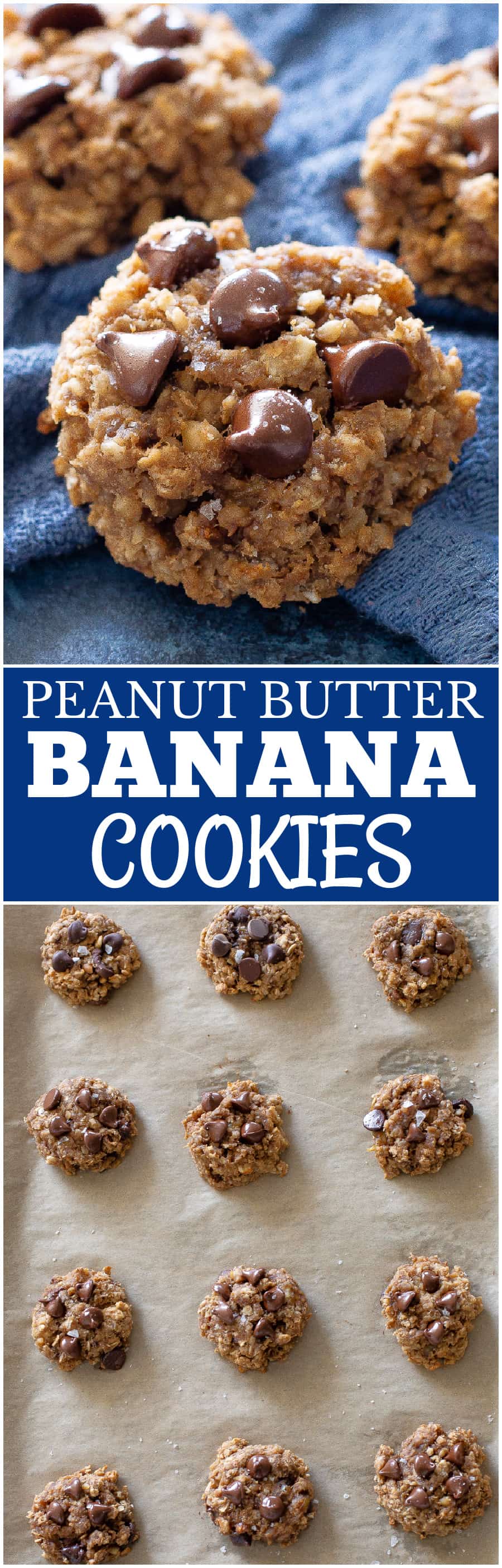 Banana Peanut Butter Cookies