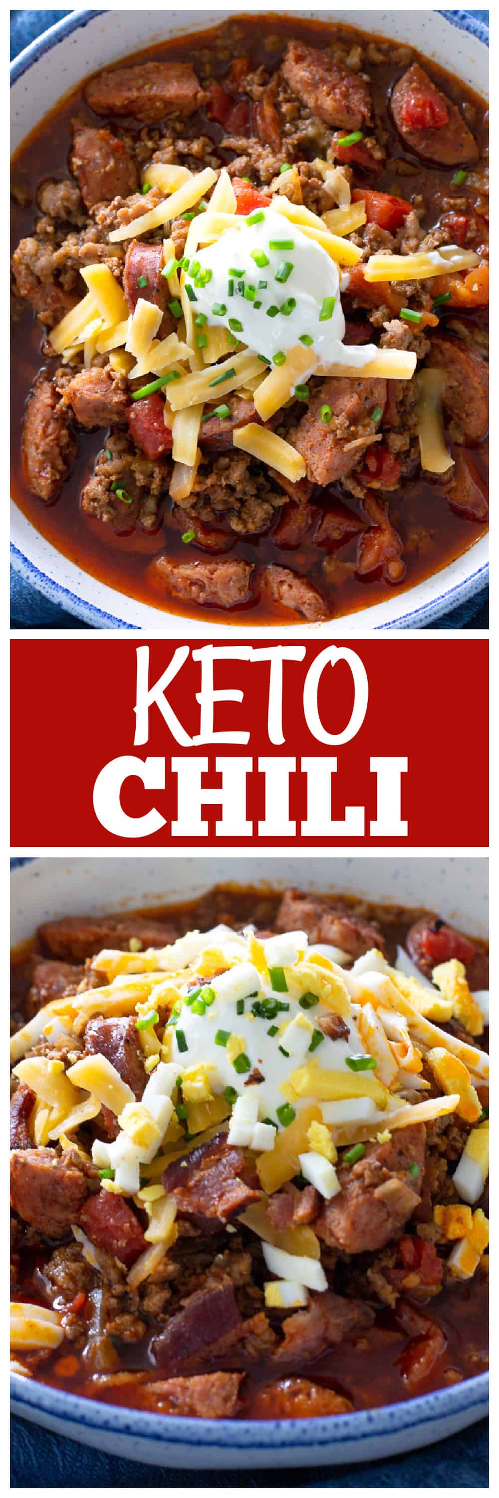 keto chili in a bowl