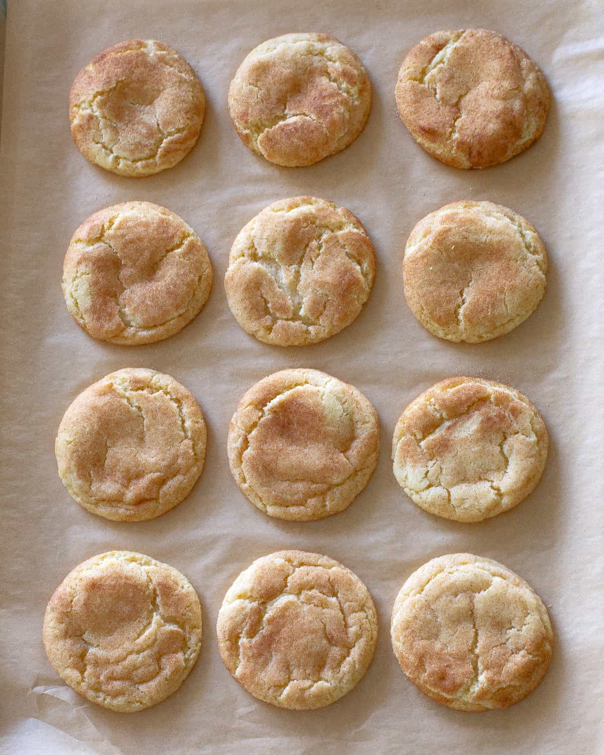 cookies on a baking sheet