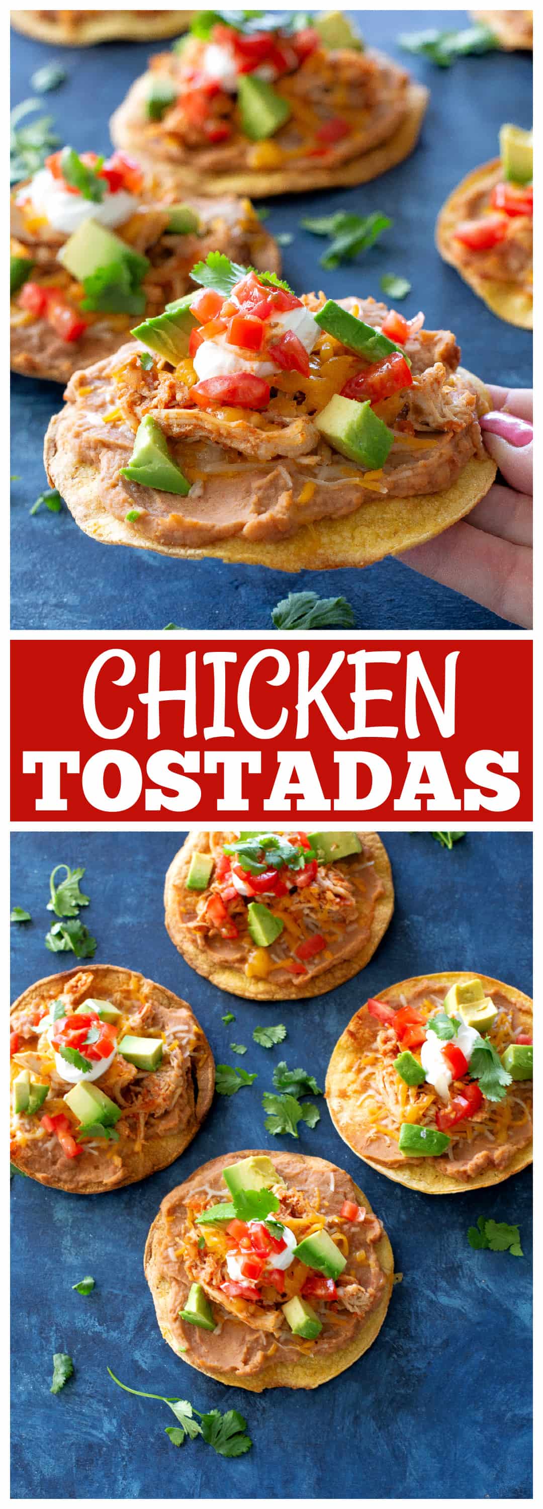 Chicken Tostadas