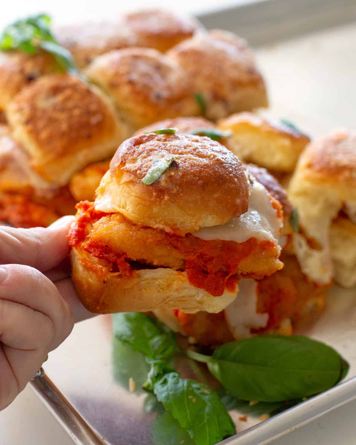 Chicken Parmesan Sliders