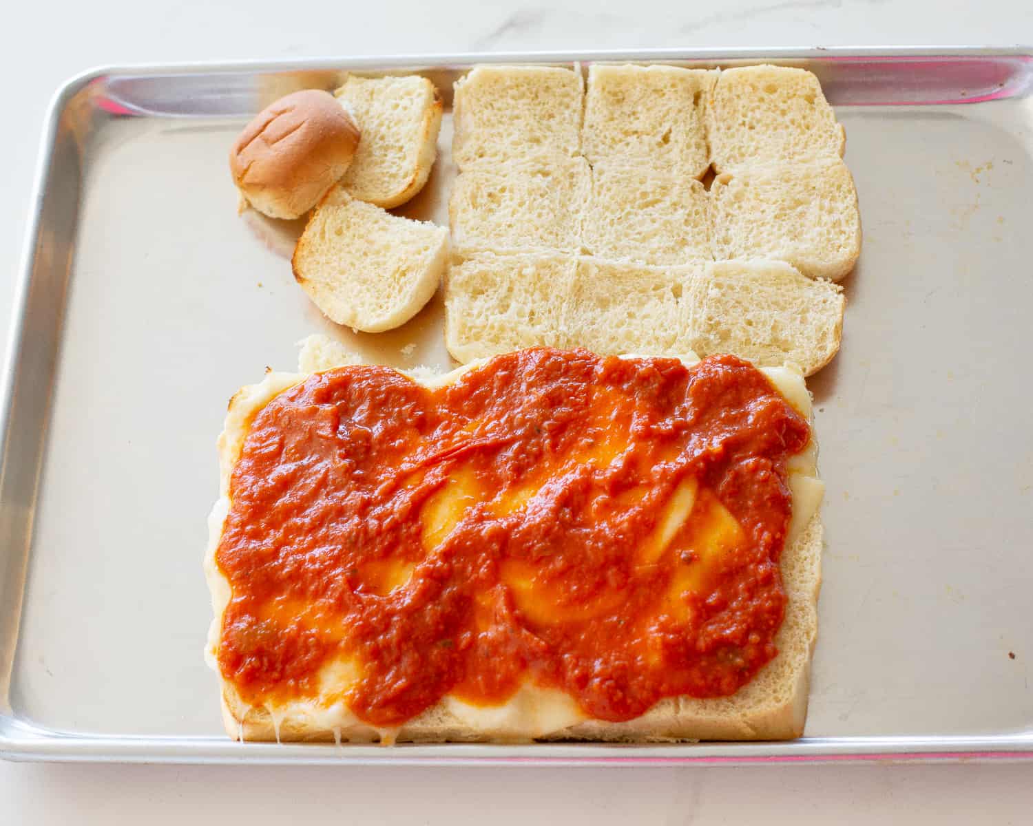 marinara on bread