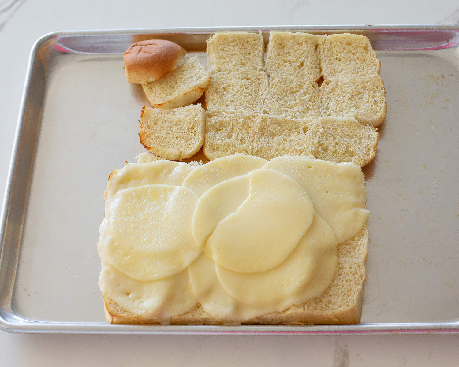 cheese on bread