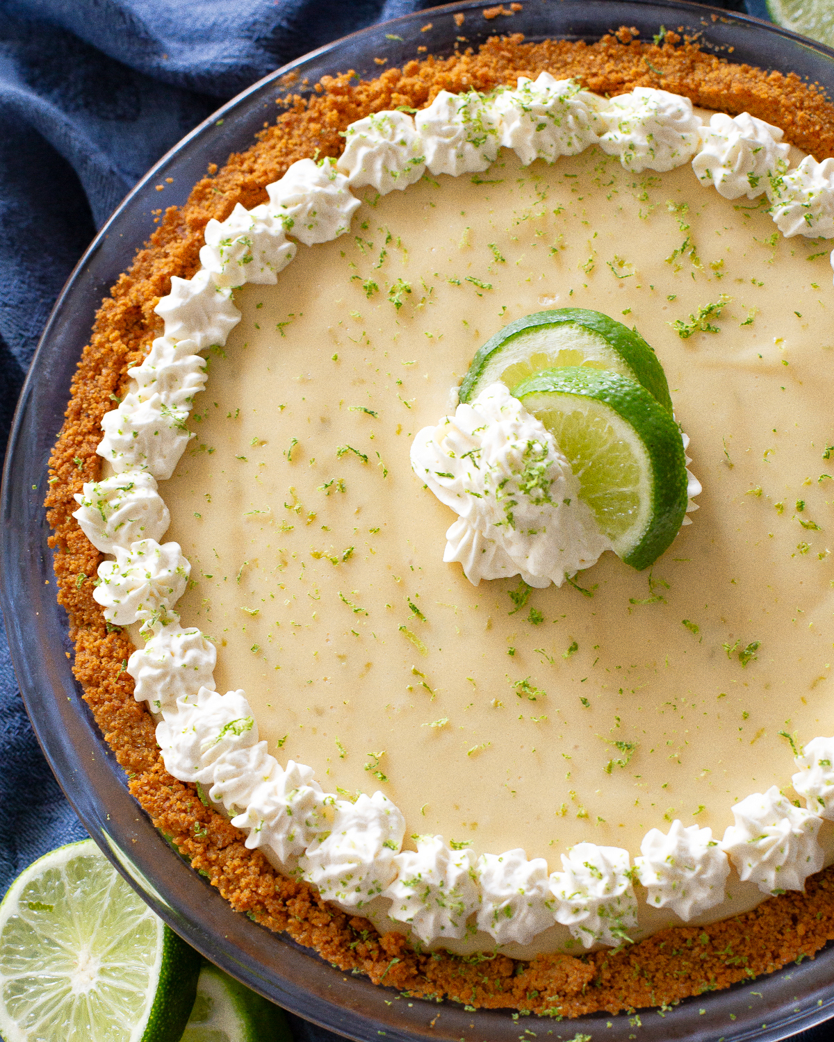 Key Lime Pie with whipped cream
