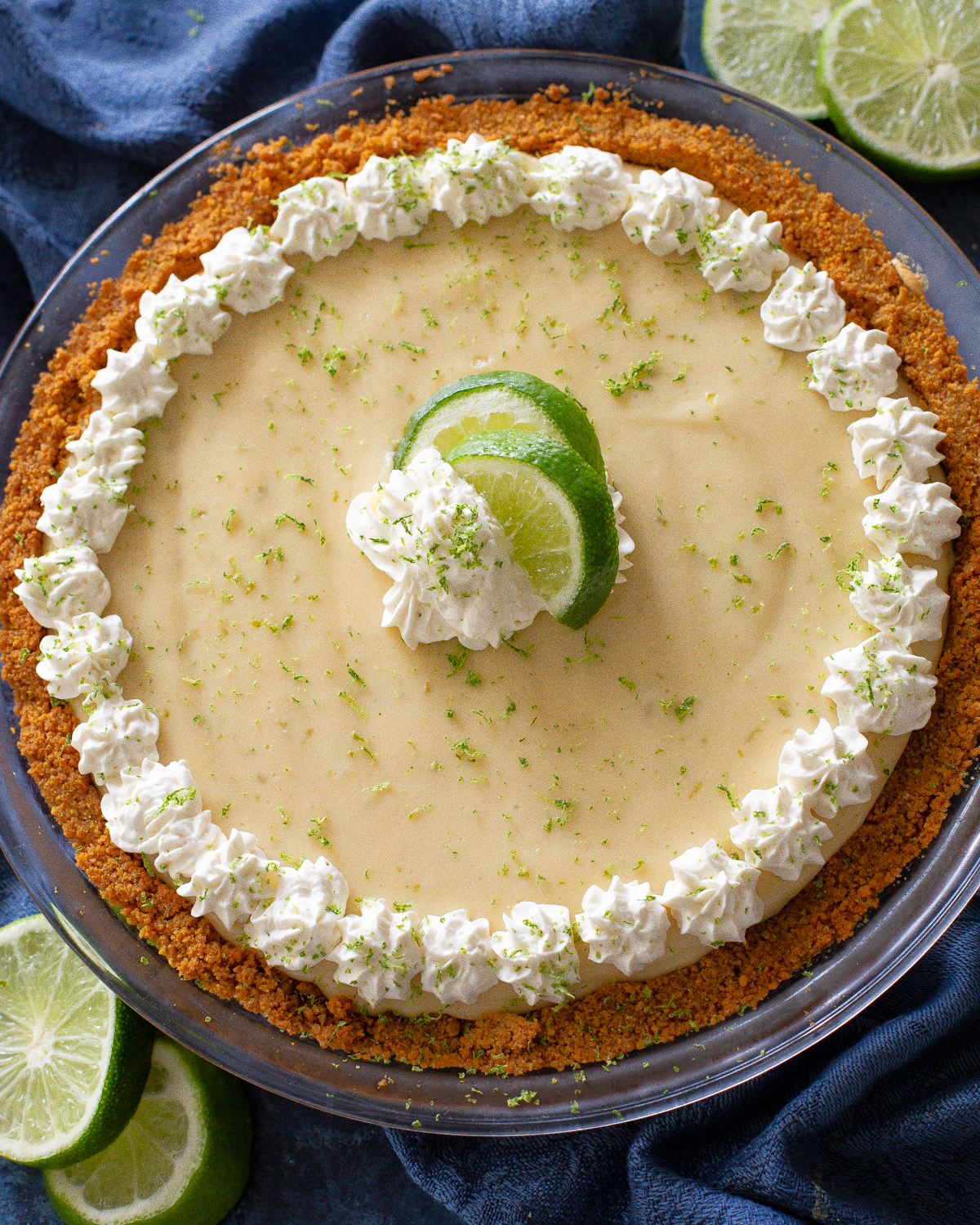 Key Lime Pie with whipped cream