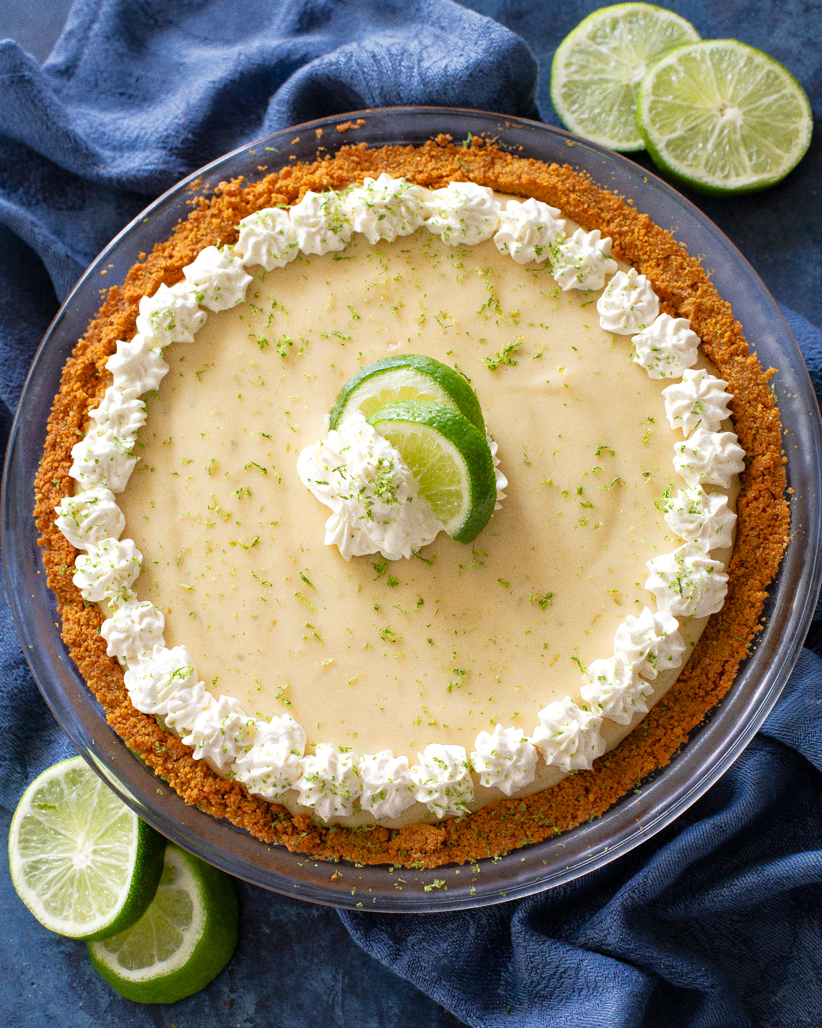Key Lime Pie with whipped cream