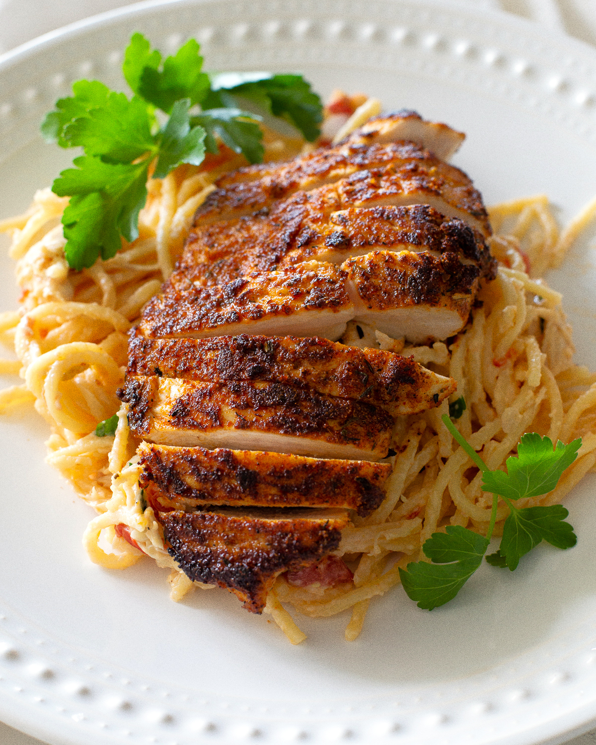 sliced Blackened Chicken