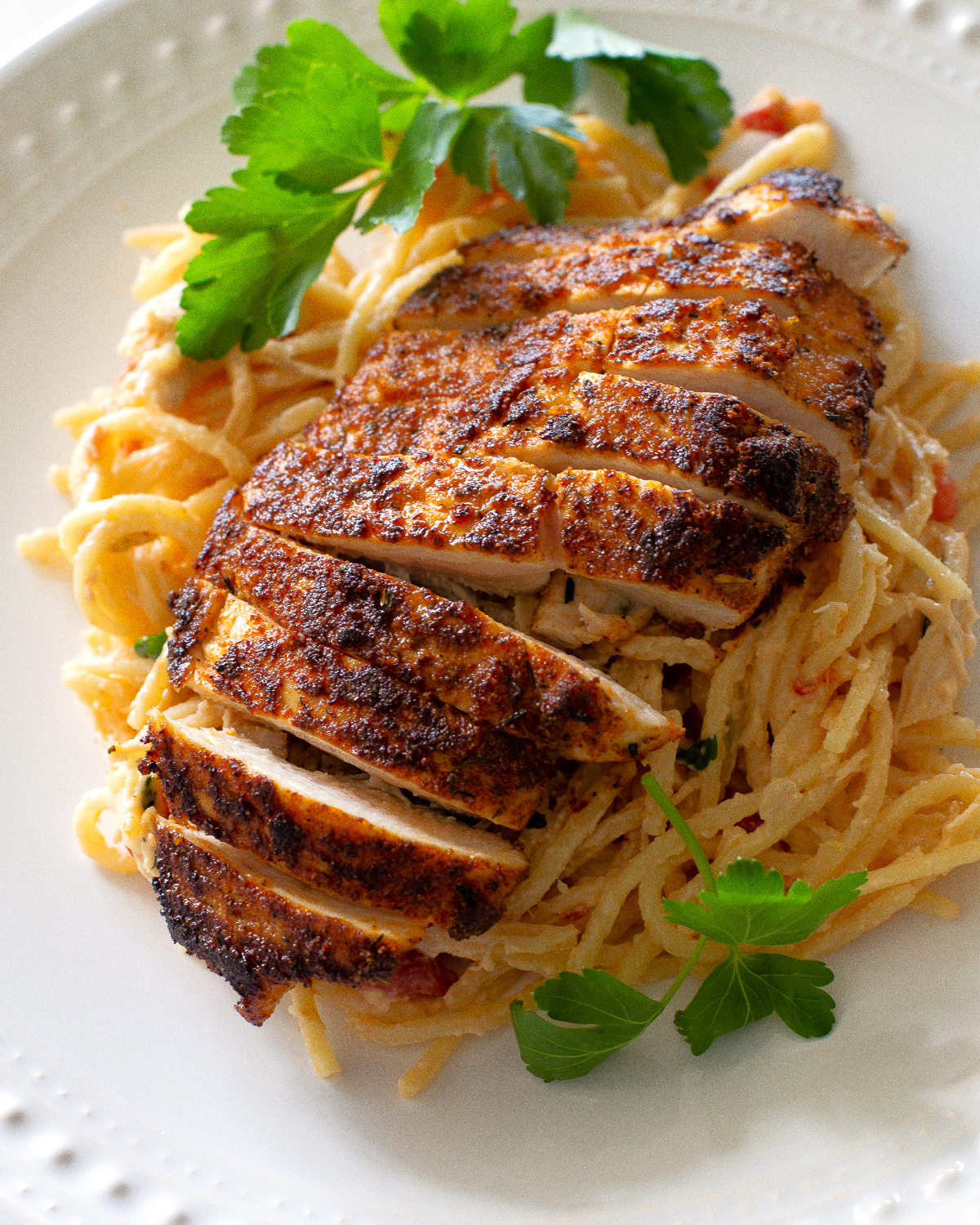 sliced Blackened Chicken