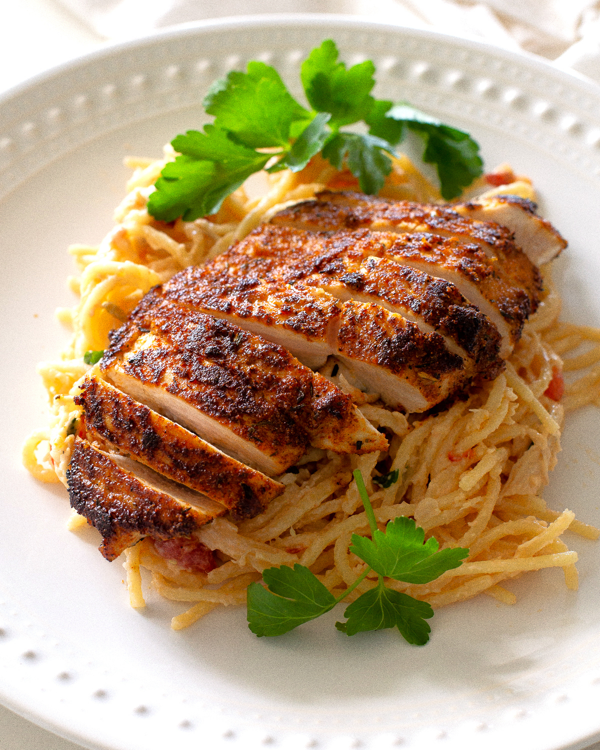 sliced Blackened Chicken