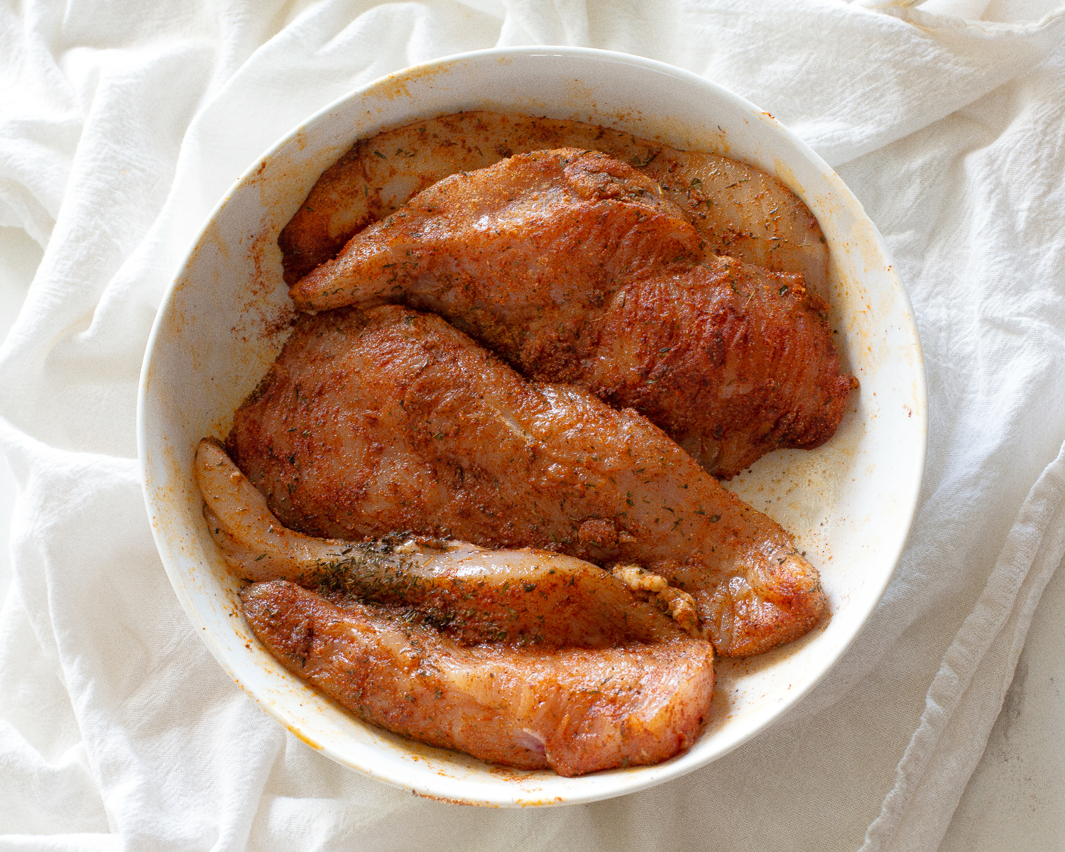 chicken in a bowl