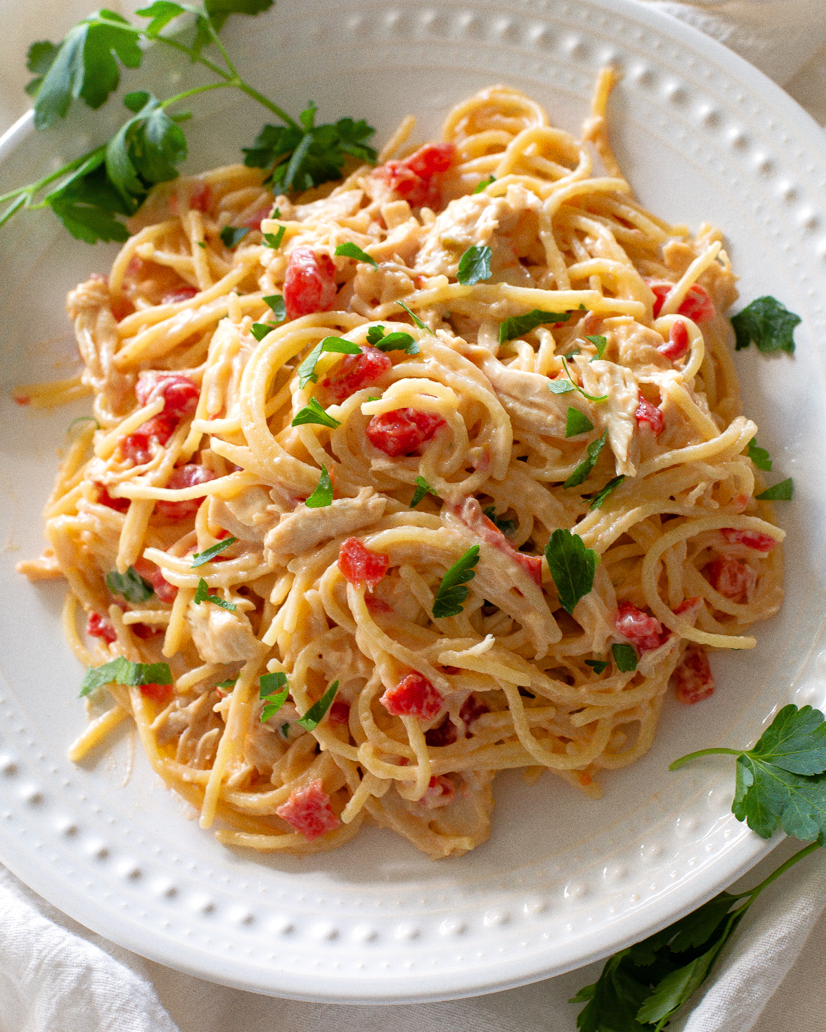 One-Pot Chicken Spaghetti 