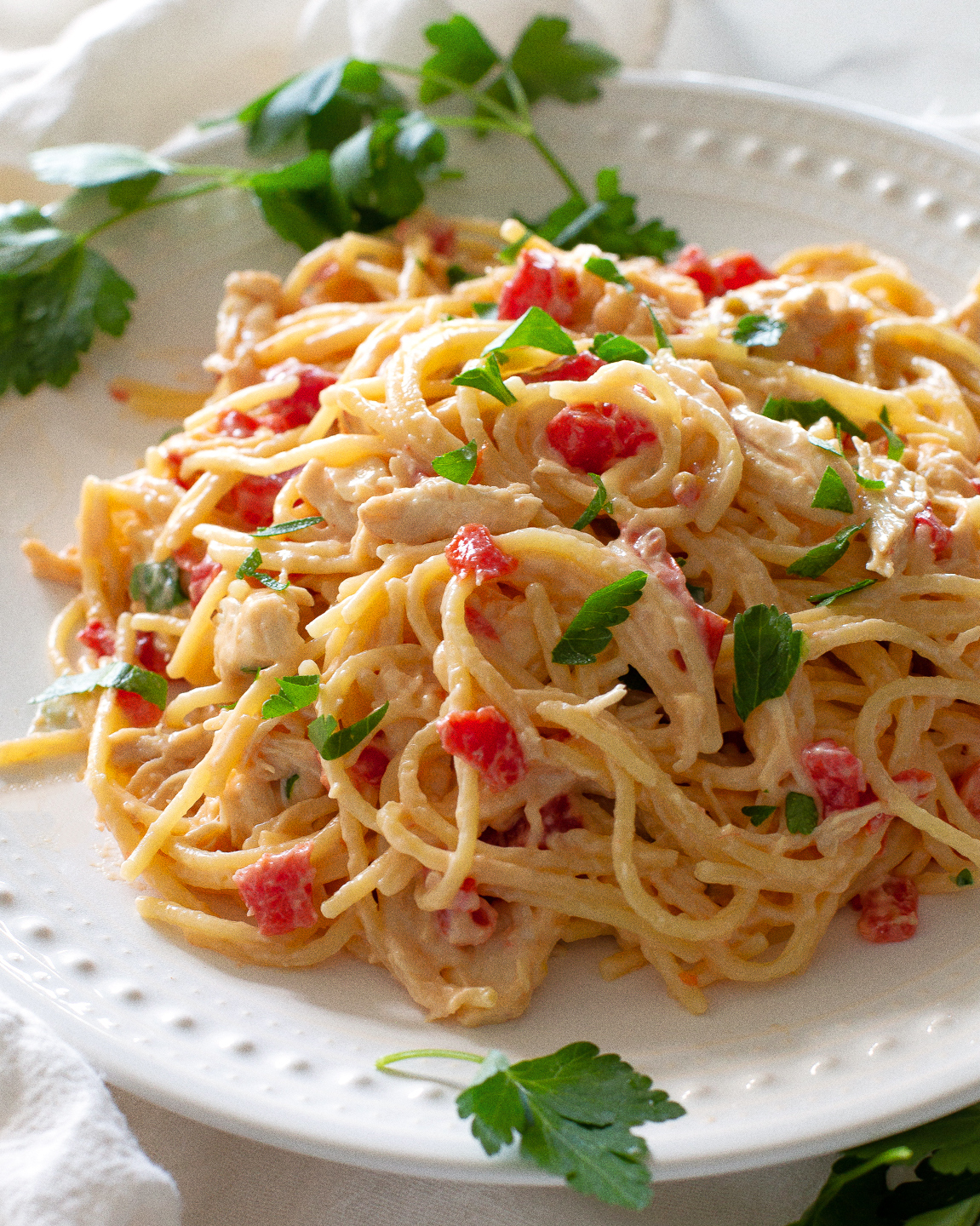 One-Pot Chicken Spaghetti 