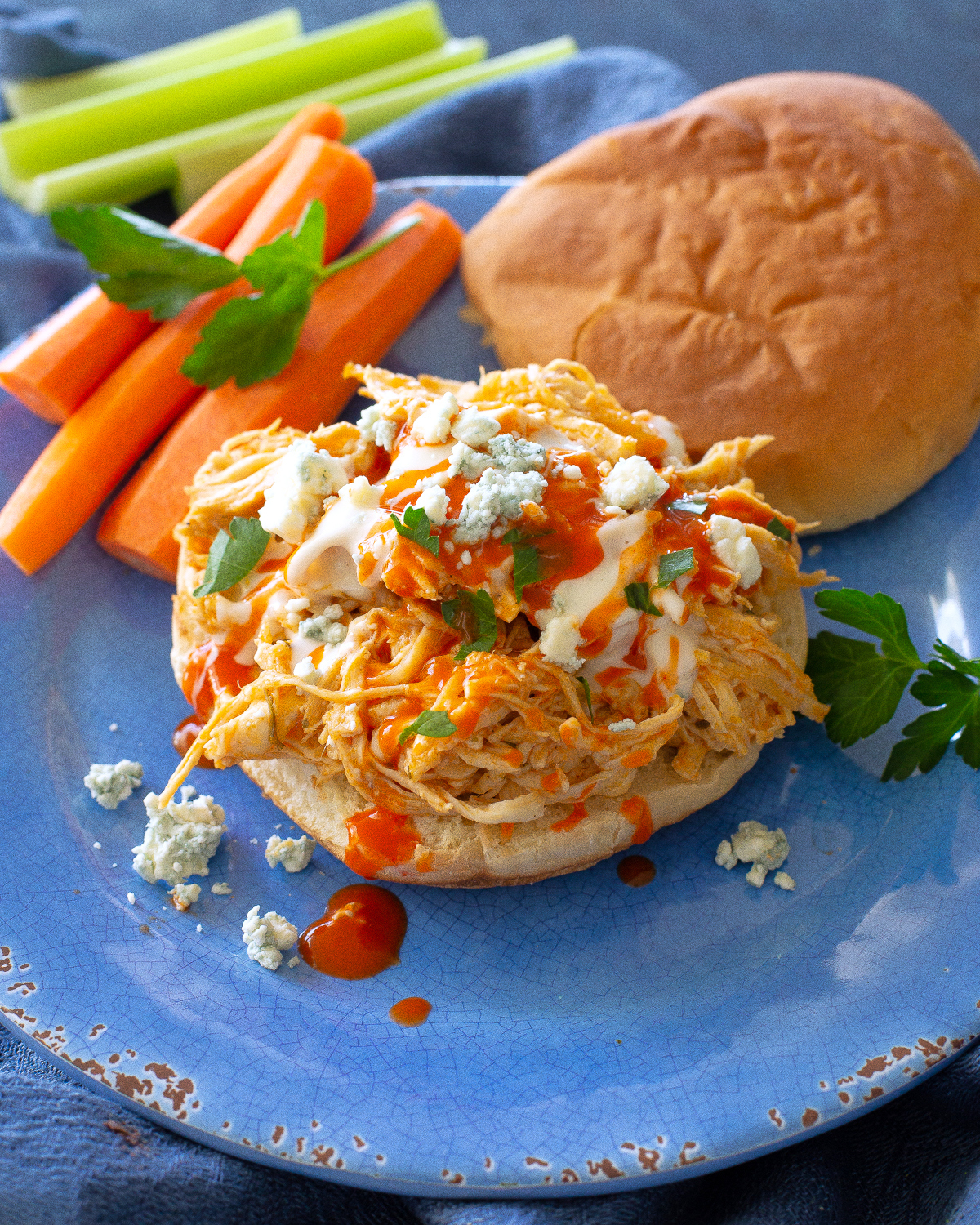 Slow Cooker Buffalo Chicken 