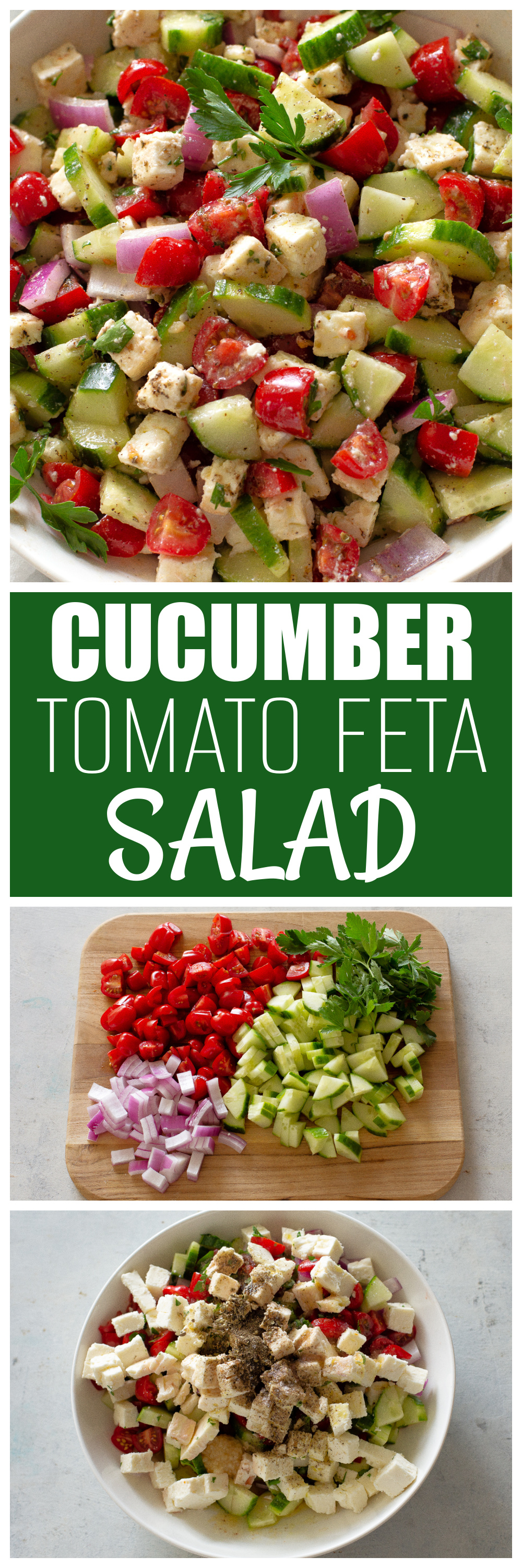 Cucumber Tomato Feta Salad