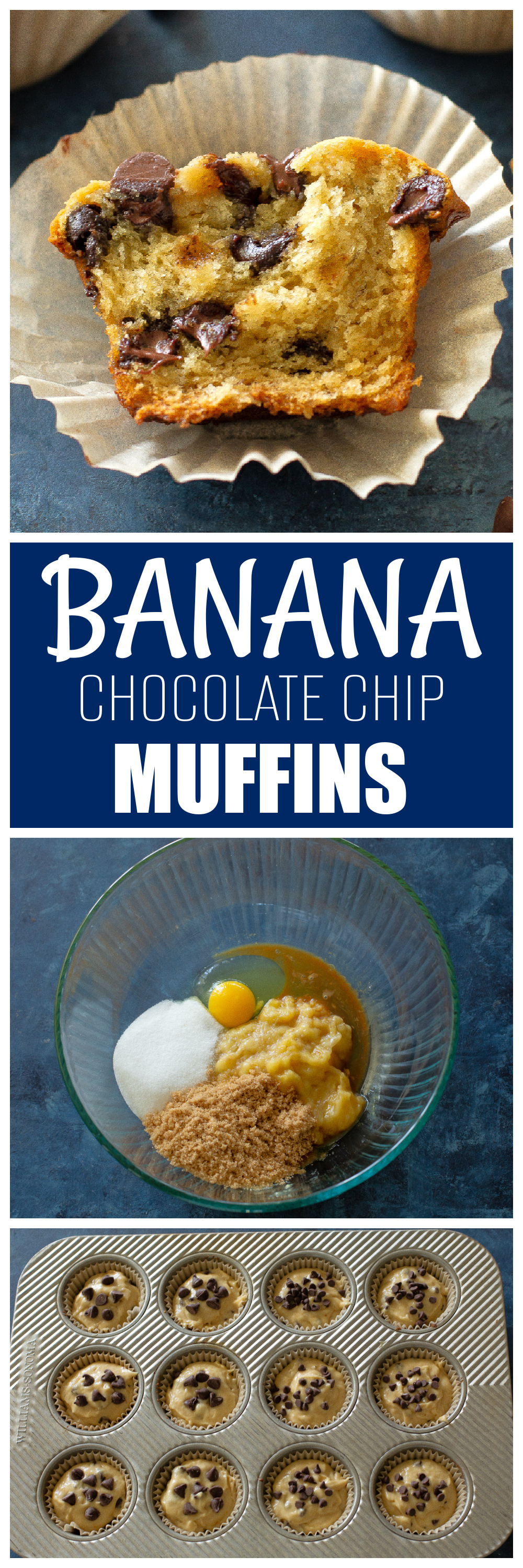 Banana Chocolate Chip Muffins