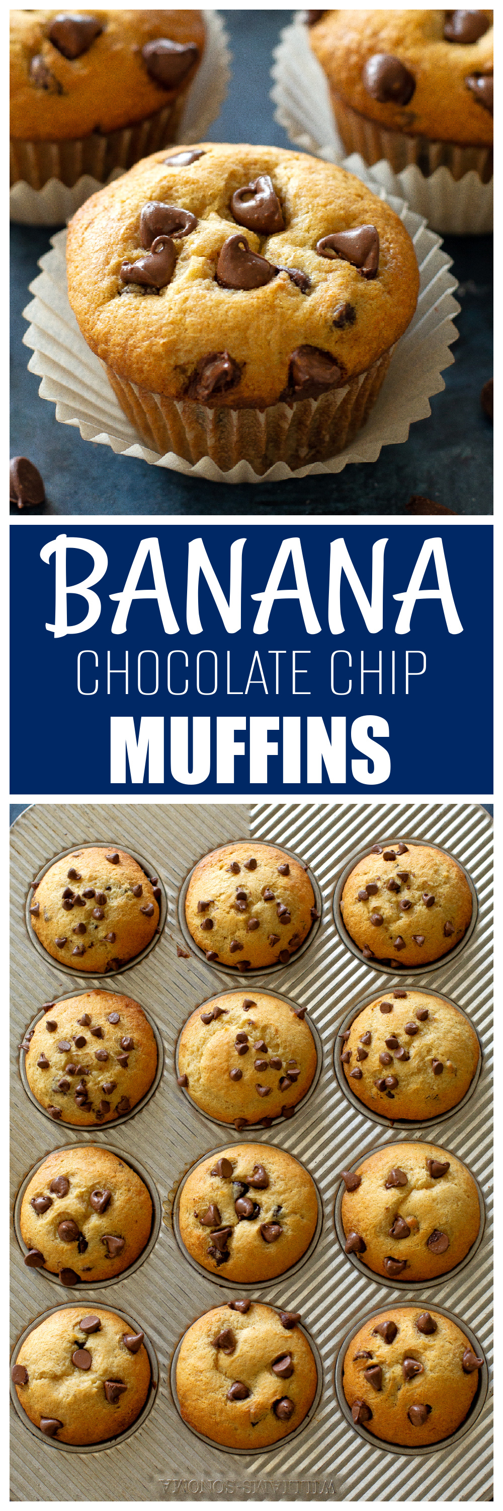 Banana Chocolate Chip Muffins