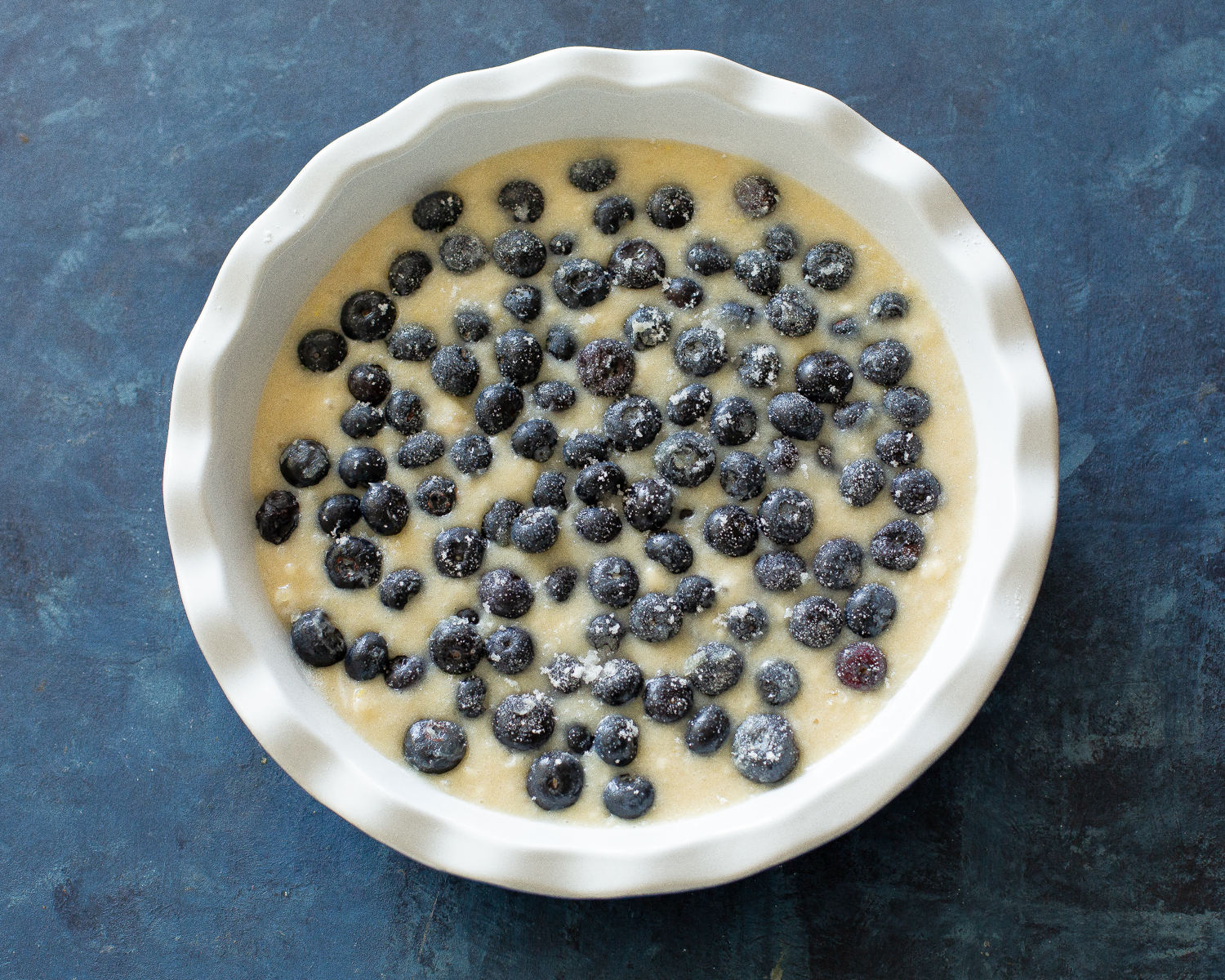 blueberries with batter