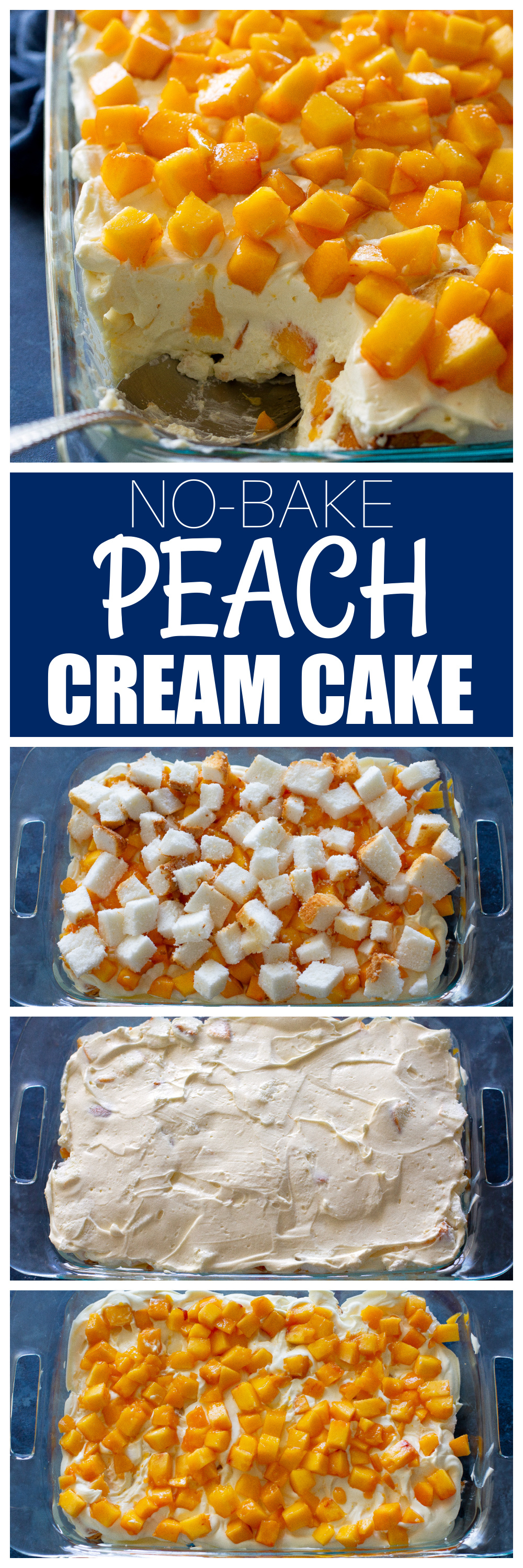 peach cream cake