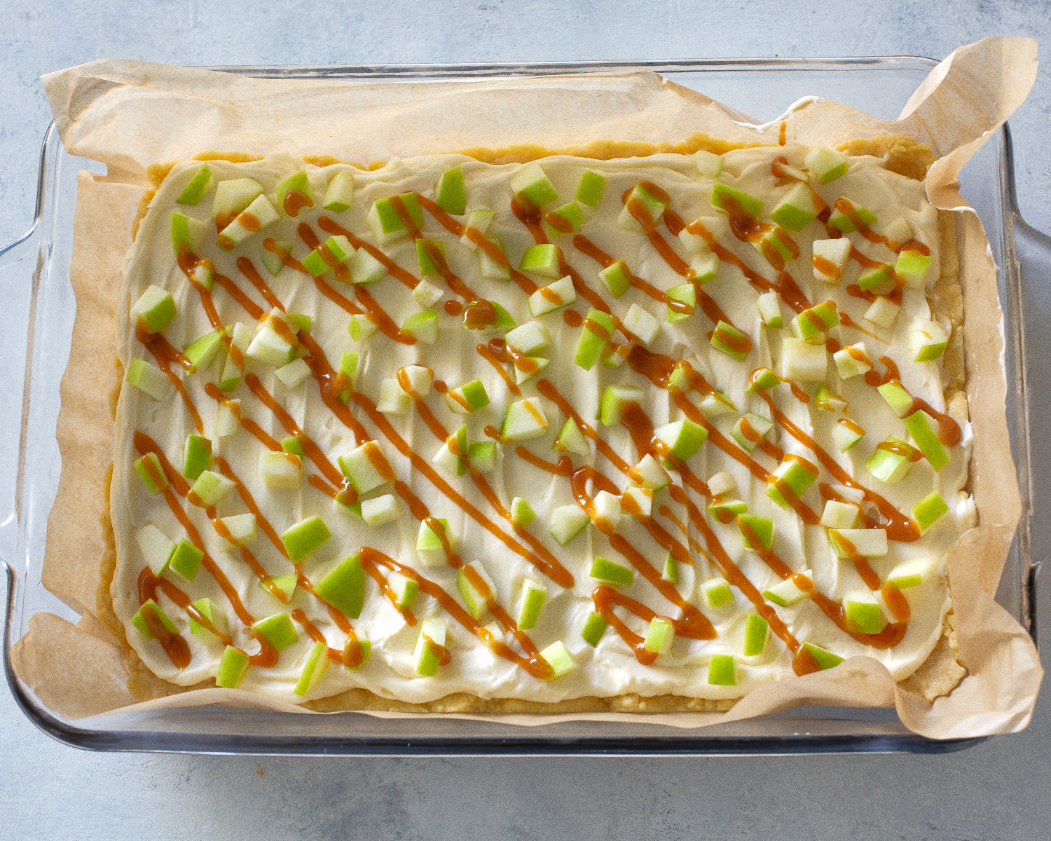Caramel Apple Cookie Pizza