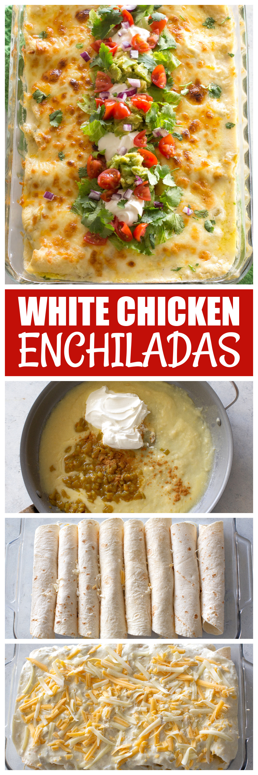 white chicken enchiladas