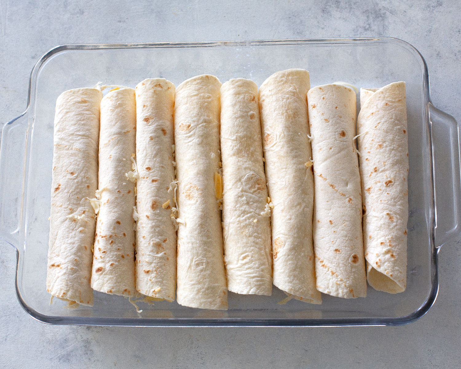 tortillas rolled