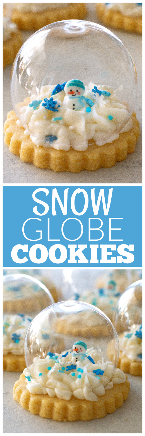 snow globe cookies