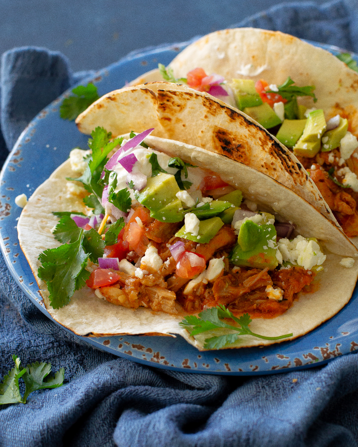 chicken tinga tacos