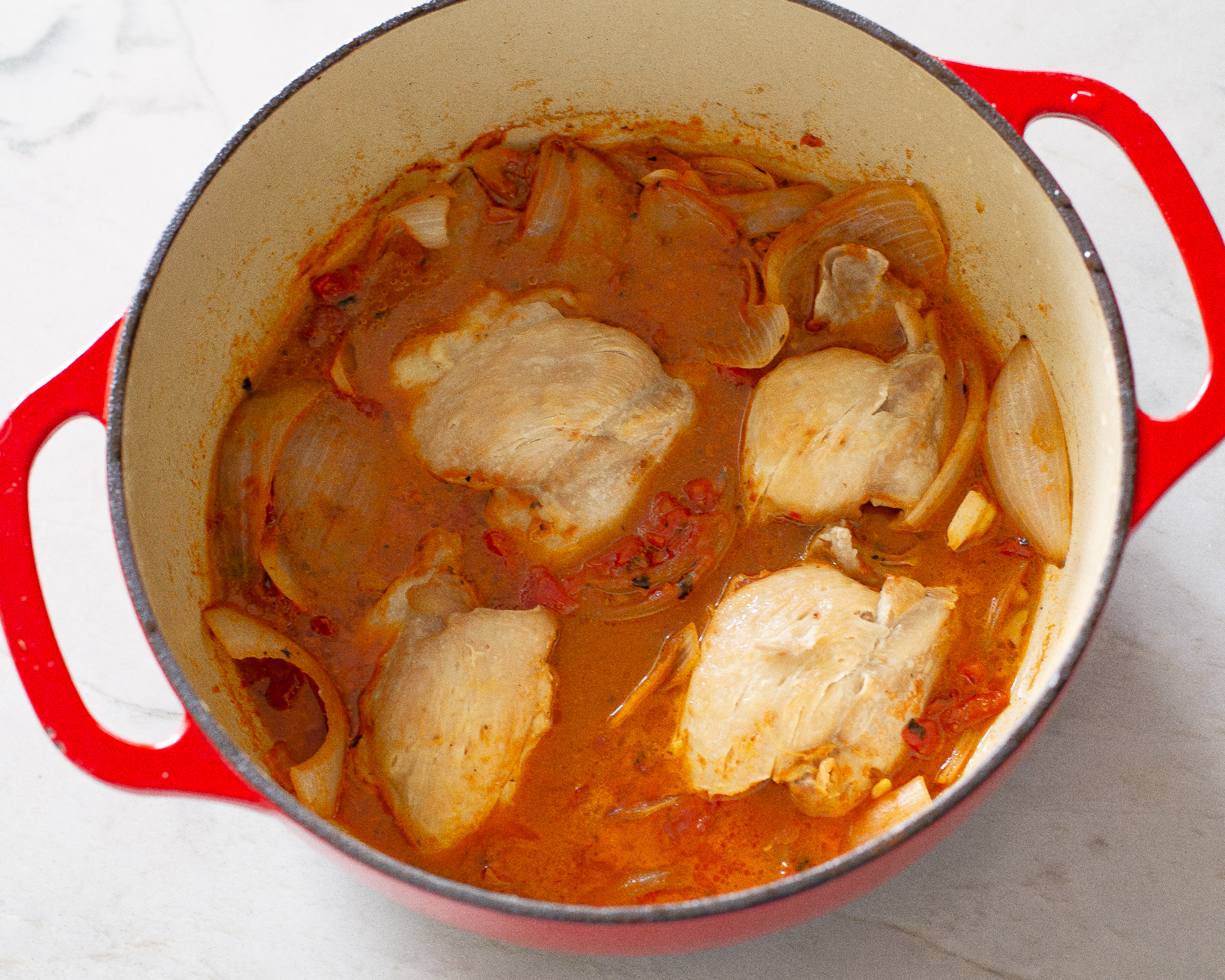 chicken in tinga sauce