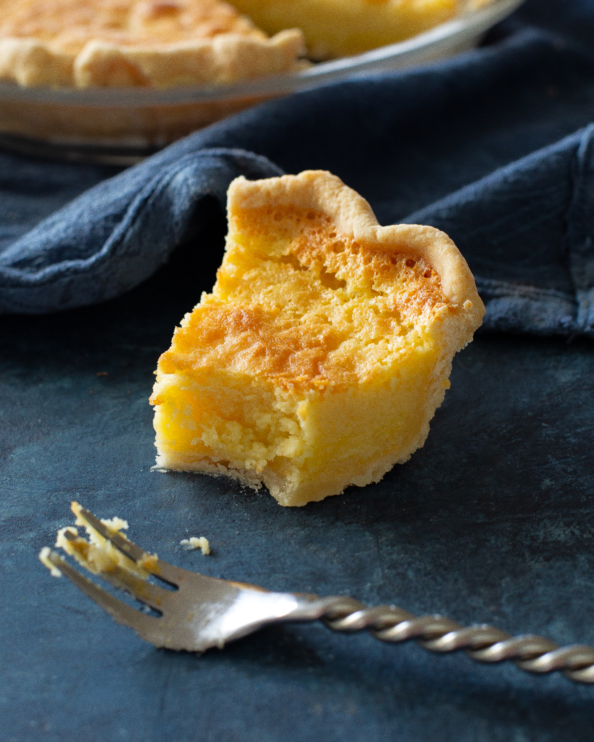 slice of buttermilk pie