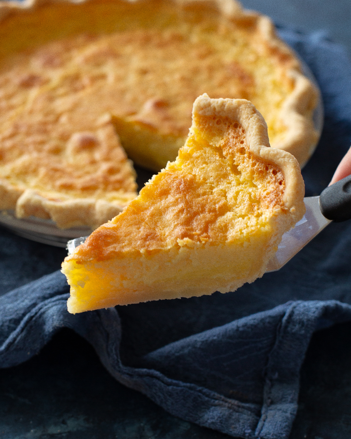 slice of buttermilk pie