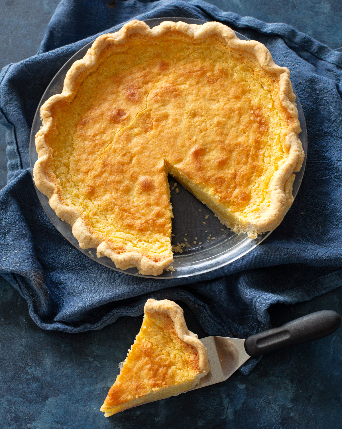 slice of buttermilk pie