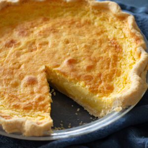 slice of buttermilk pie